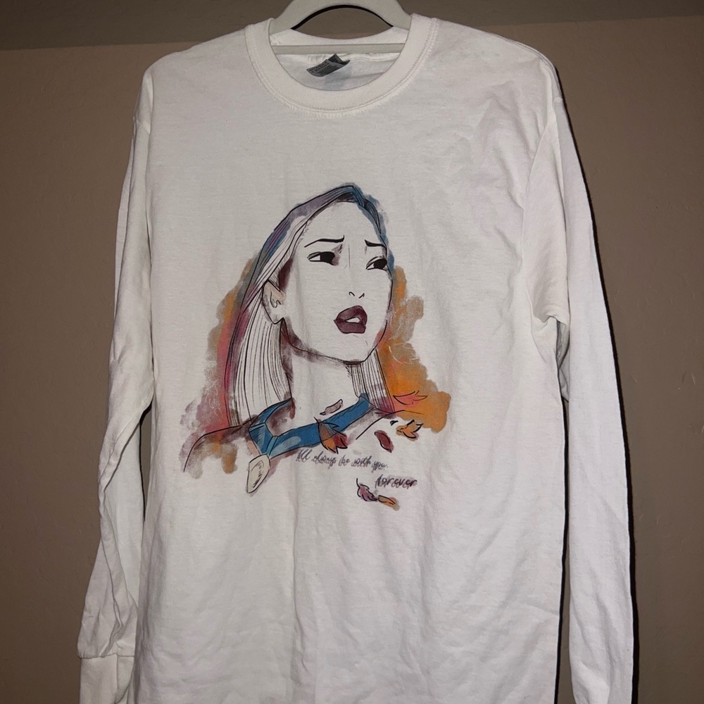 DISNEY POCAHONTAS WATERPAINT LONGSLEEVE